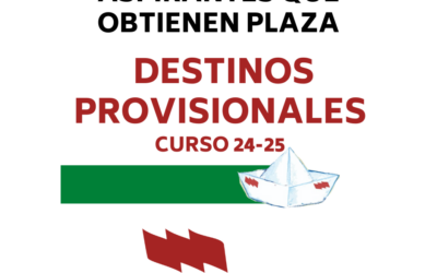 FUNCIONARIOS DE CARRERA: EXPECTATIVA DE DESTINOS: RESOLUCIÓN Y ADJUDICACIÓN PROVISIONAL DE DESTINOS