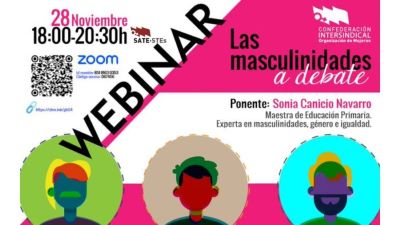 SATE STES COLABORA CON TU FORMACIÓN: LA WEBINAR “LAS MASCULINIDADES A DEBATE”