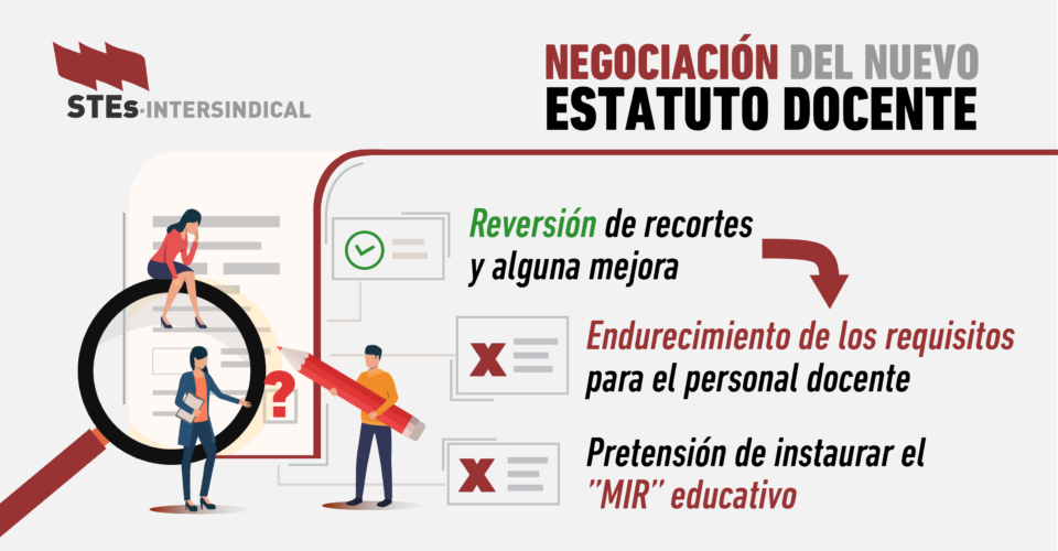 NEGOCIACIÓN DEL NUEVO ESTATUTO DOCENTE ESTATAL