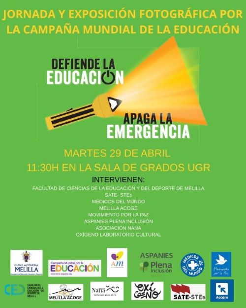 JORNADA Y EXPOSICIÓN POR LA CAMPAÑA MUNDIAL DE LA EDUCACIÓN