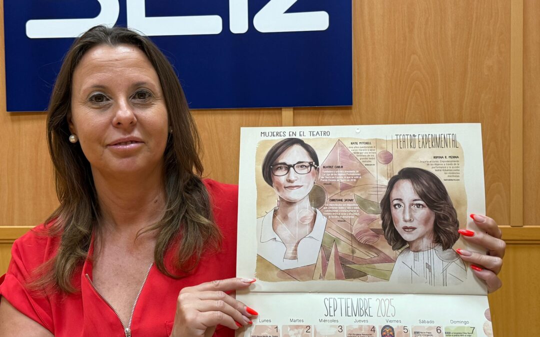 ROSA DELIA COMENTA EL CALENDARIO DE MUJERES CUYA TEMÁTICA ES «MUJERES EN EL TEATRO»