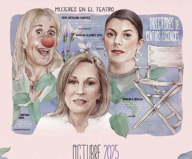 DIRECTORAS DE CENTROS ESCÉNICOS: TEMA DEL MES DE OCTUBRE EN EL CALENDARIO COEDUCATIVO «MUJERES EN EL TEATRO»