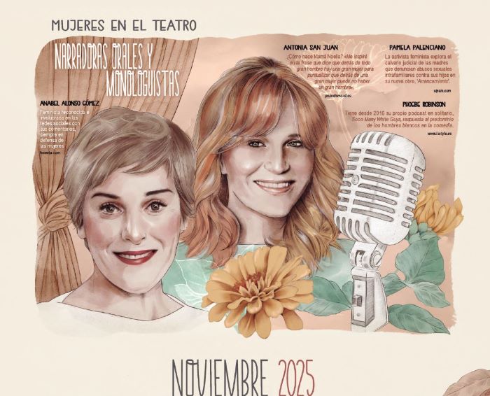 NARRADORAS ORALES Y MONOLOGUISTAS: TEMA DEL MES DE NOVIEMBRE EN EL CALENDARIO COEDUCATIVO «MUJERES EN EL TEATRO»