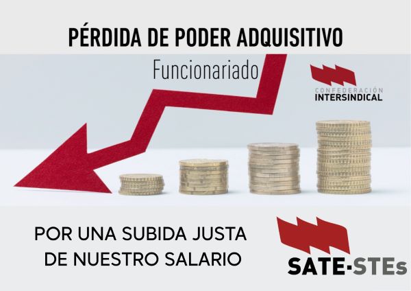 SATE-STEs RECLAMA UNA SUBIDA SALARIAL . NO AL ACUERDO DE OTROS SINDICATOS QUE SE CONFORMAN CON EL 11% ANUAL EN 4 AÑOS.