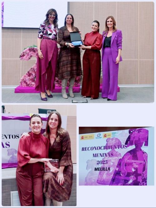 EL ÁREA DE MUJER DE SATE-STEs RECIBE UN RECONOCIMIMIENTO DEL PREMIO MENINAS 2025